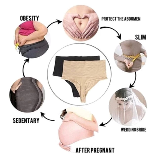 Calcinha Alta Compressão Lingerie - Mabilan