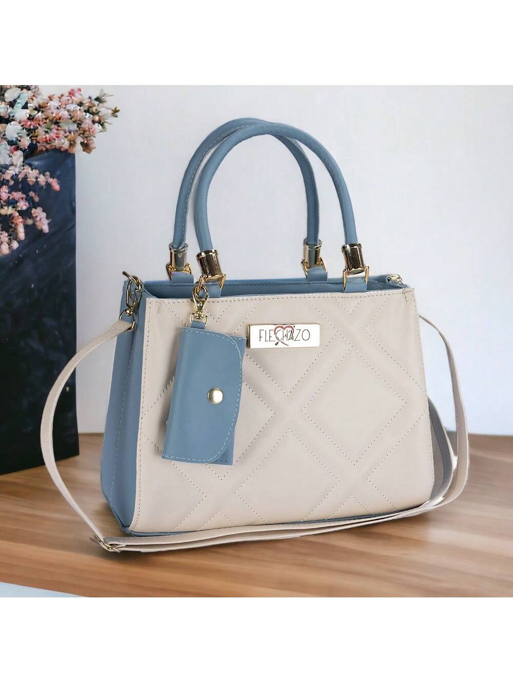 Bolsa Bicolor Mabi de Ombro - Mabilan