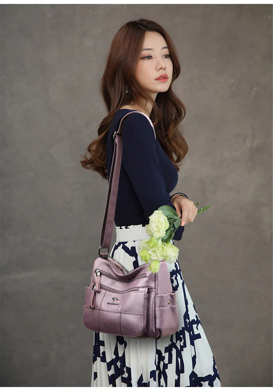 Bolsa Feminina Couro Legítimo - Mabilan