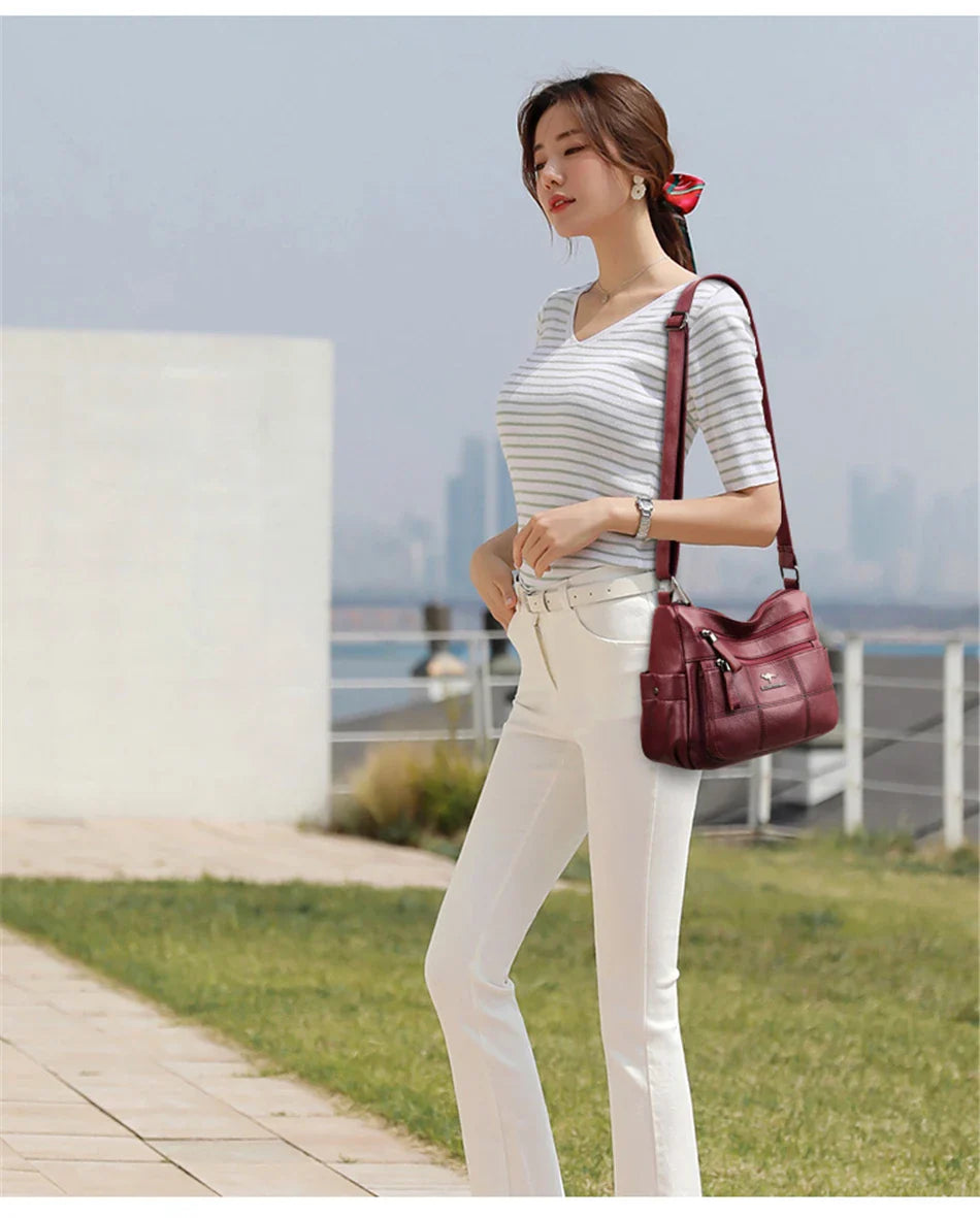 Bolsa Feminina Couro Legítimo - Mabilan