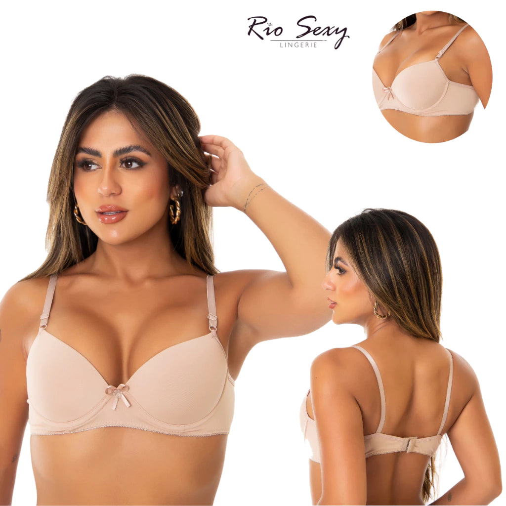 Kit com 5 Sutiãs de Bojo - Mabilan