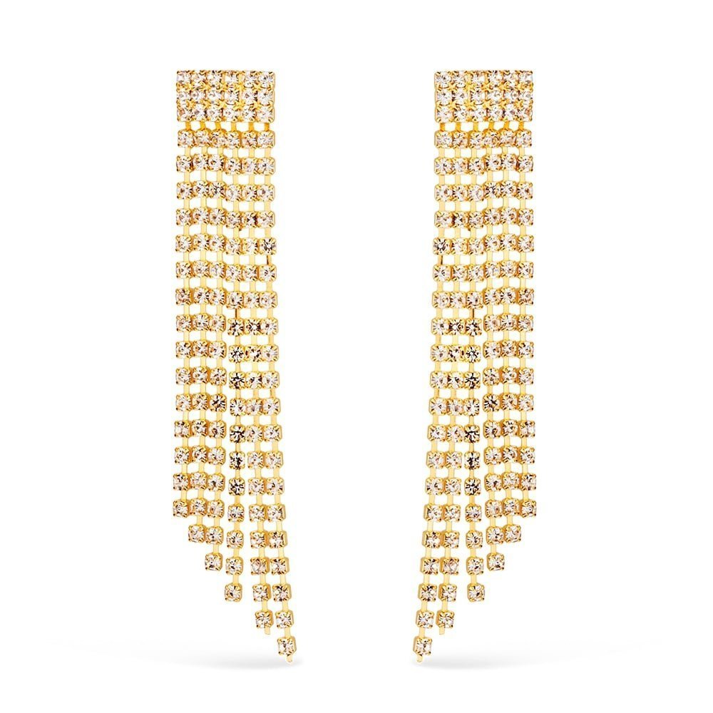 Brinco Luxo 123 Strass 24K Mabilan + Promoção: 3 por 2