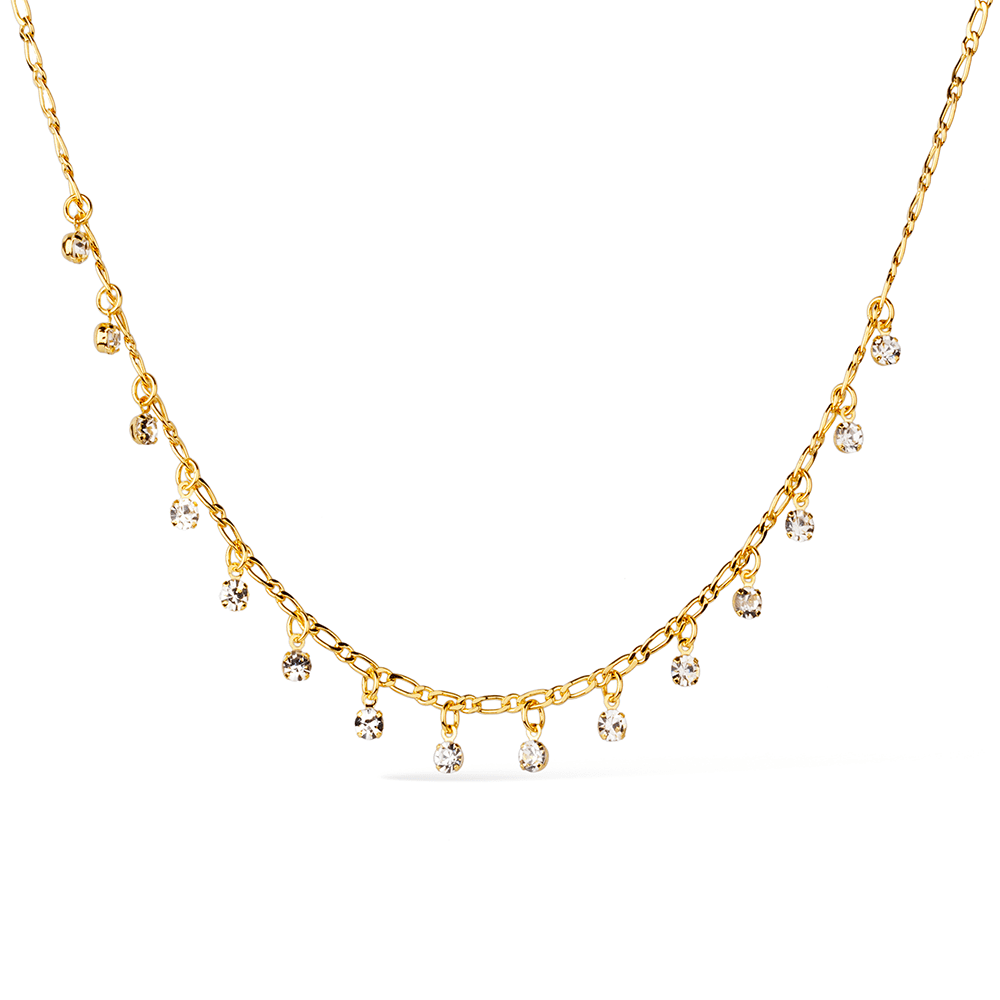 Chocker Pontos de Luz 24K Mabilan + Ganhe 1 Brinco Grátis