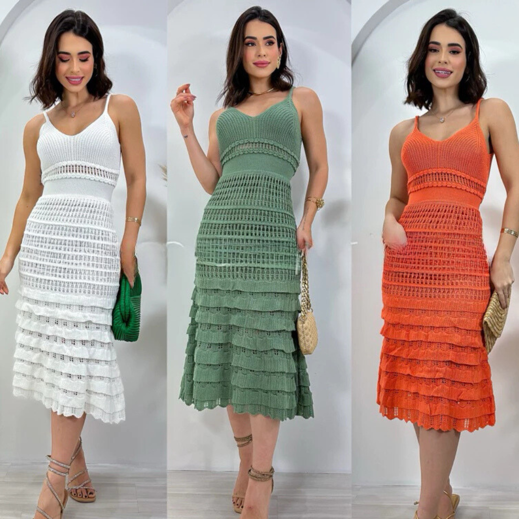 Vestido Feminino Tricot Essencial - Mabilan