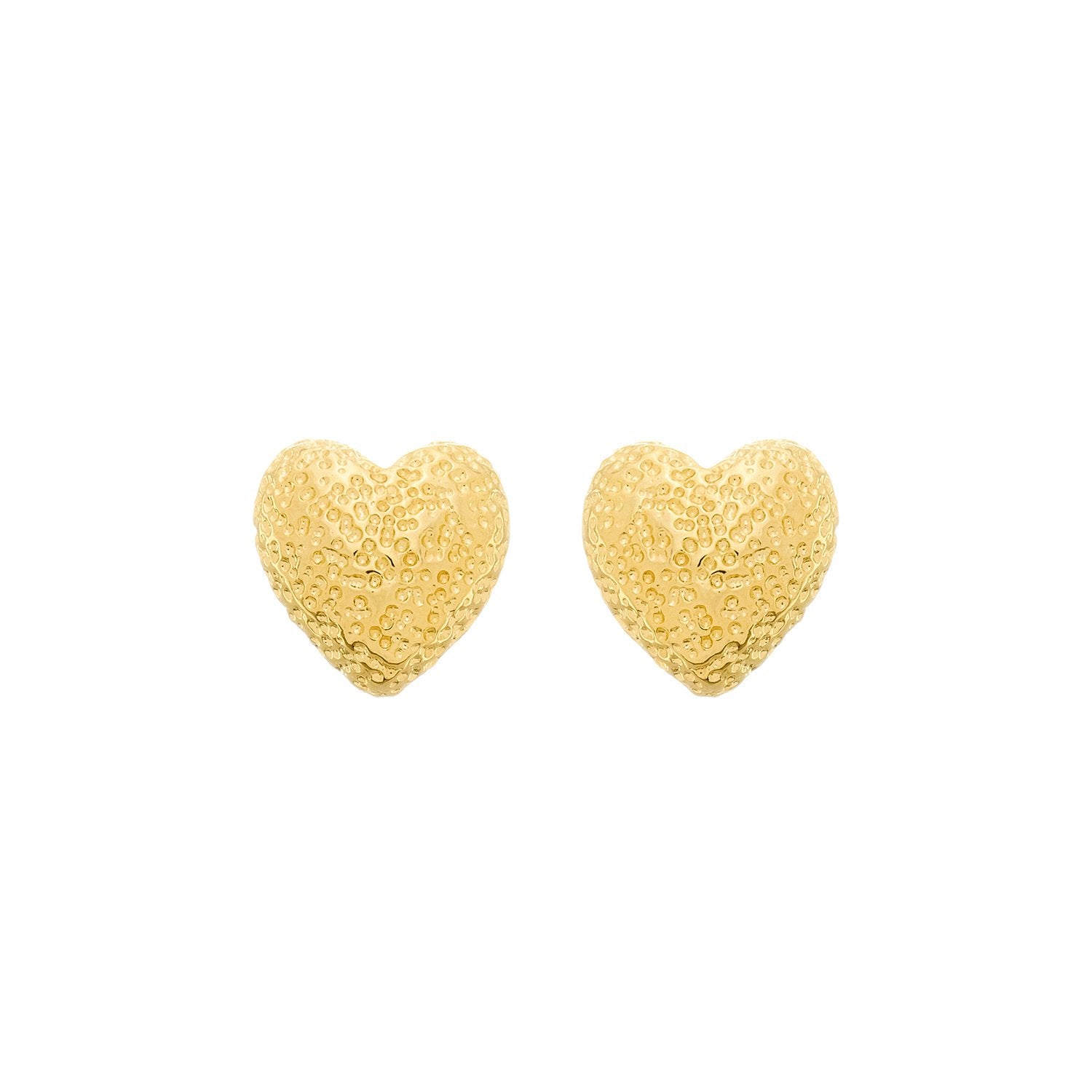 Brinco Coração Irregular 24K Mabilan + Promoção: 3 por 2