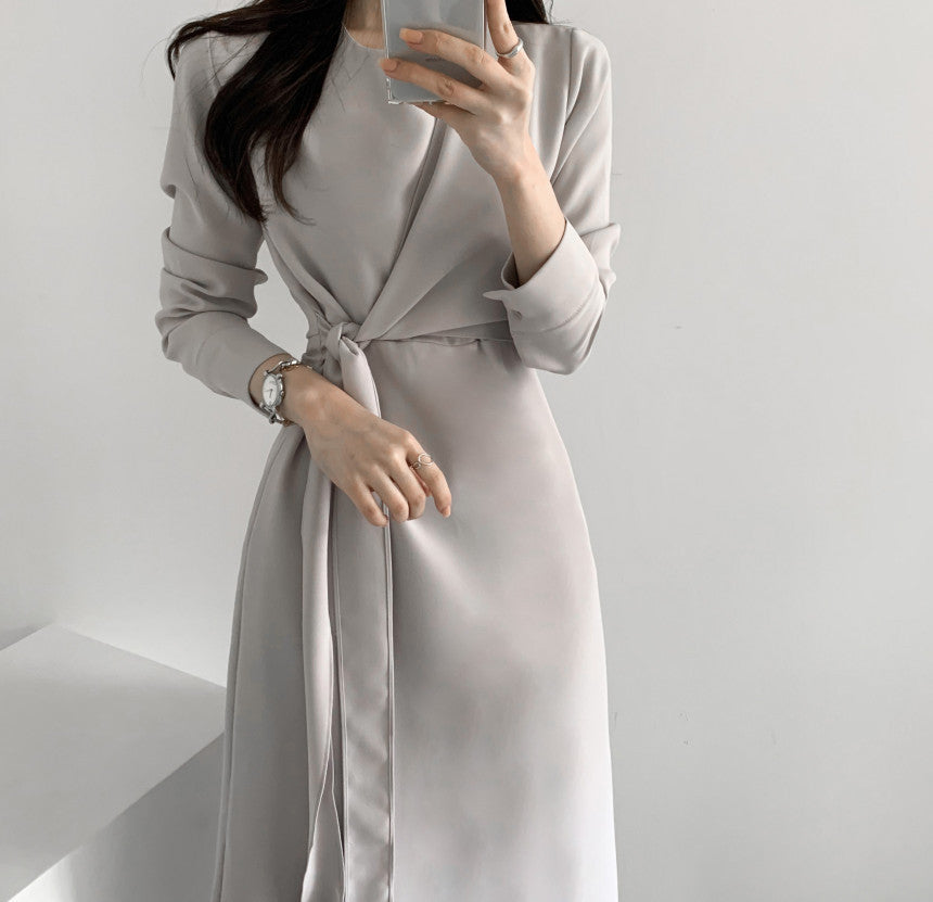 Vestido Feminino A-Line Liso - Mabilan