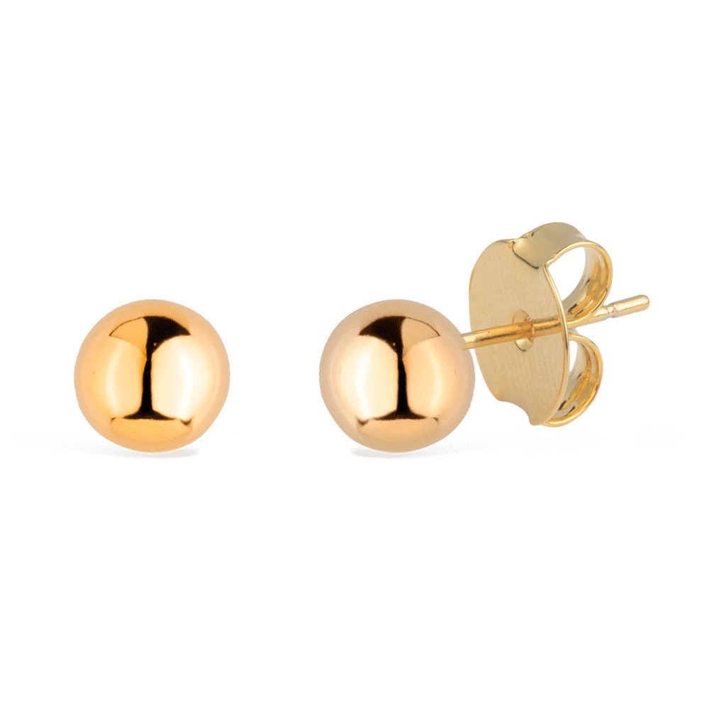 Brinco Dourado de Bolinha- Mabilan