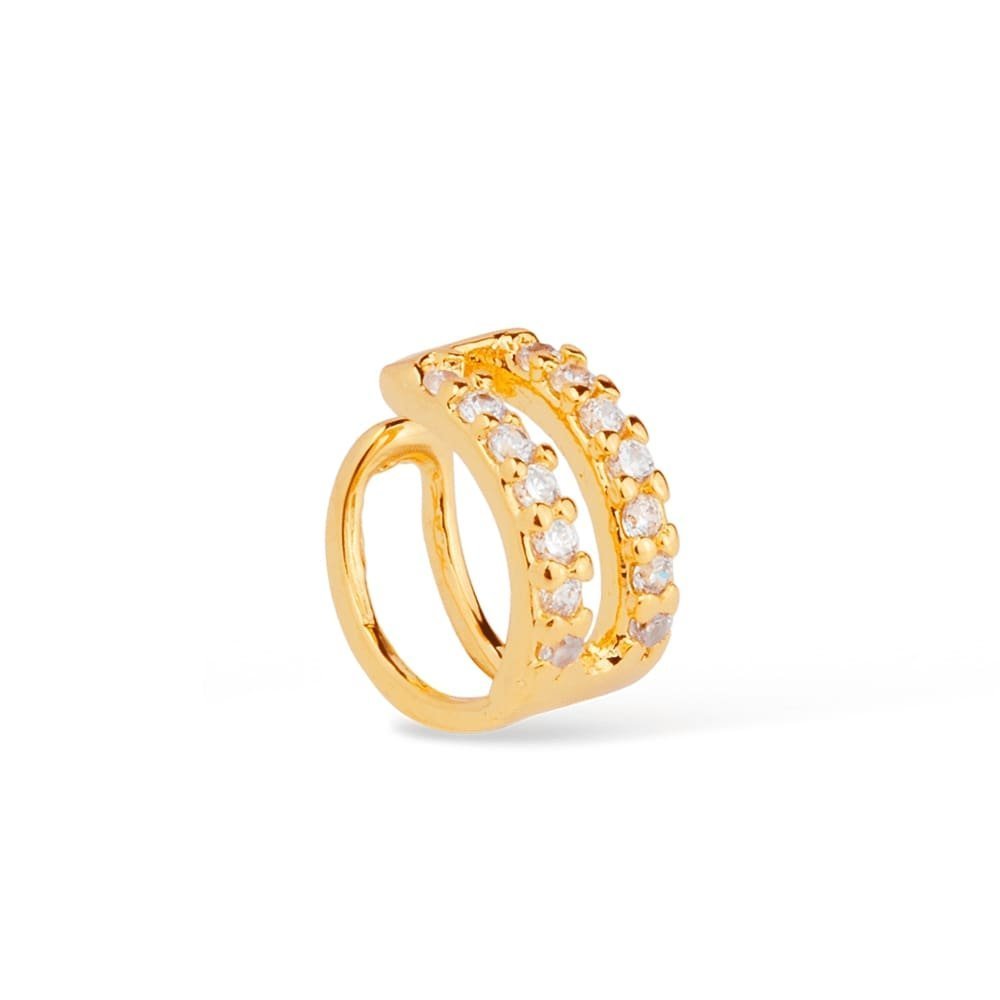 Piercing Pressão 14 Zircônias 24k Mabilan + Promo: 3 por 2 (Qualquer Modelo)