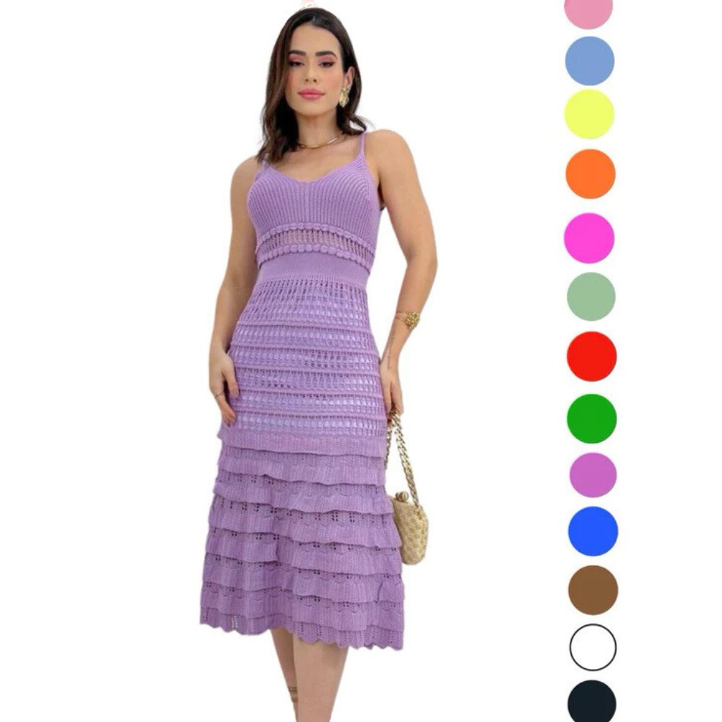 Vestido Feminino Tricot Essencial - Mabilan